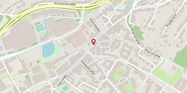 Karte der Umgebung von Steinweg 11, 98527 Suhl