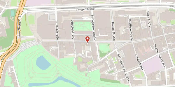 Karte der Umgebung von Kröpeliner Str. 30, 18055 Rostock