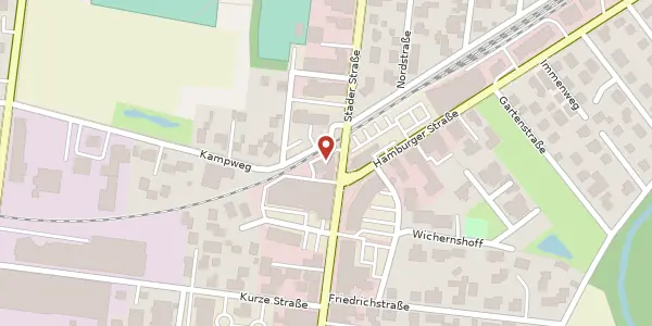 Karte der Umgebung von Bahnhofstraße 25, 27419 Sittensen