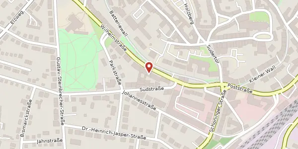 Karte der Umgebung von Wilhelmstraße 23, 38350 Helmstedt