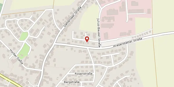 Karte der Umgebung von Wiesenstetter Straße 13, 72186 Empfingen