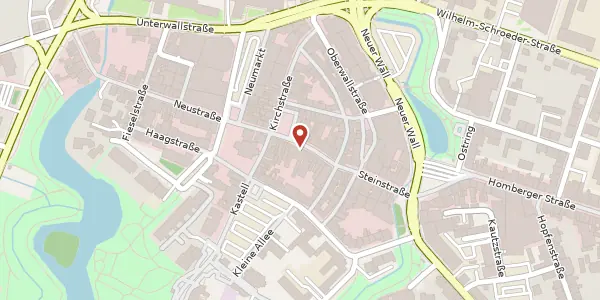 Karte der Umgebung von Steinstr. 17, 47441 Moers