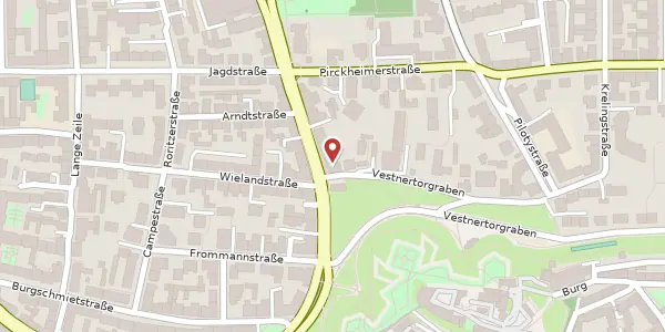 Karte der Umgebung von Bucher Str. 10, 90408 Nürnberg