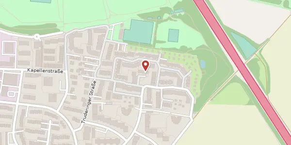 Karte der Umgebung von Hallstattweg 21, 82008 Unterhaching