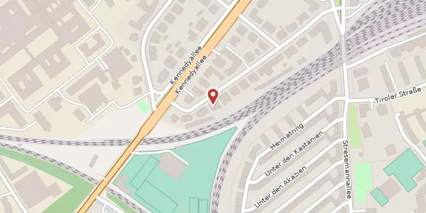Karte der Umgebung von Waidmannstr. 43, 60596 Frankfurt