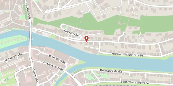 Karte der Umgebung von Gartenstraße 24, 72074 Tübingen