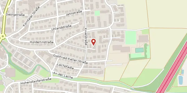 Karte der Umgebung von Knielstraße 14, 71254 Ditzingen