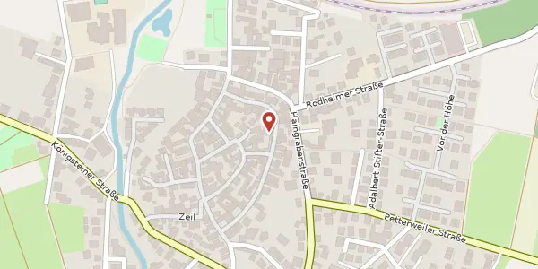 Karte der Umgebung von Haingasse 15, 61381 Friedrichsdorf