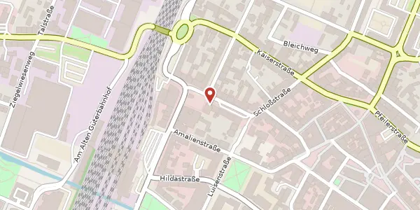 Karte der Umgebung von Bahnhofstr. 7, 76646 Bruchsal