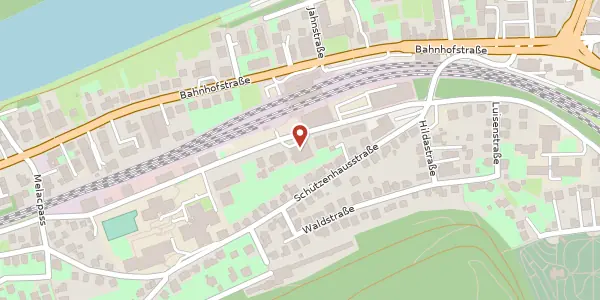 Karte der Umgebung von Güterbahnhofstraße 11, 69151 Neckargemünd