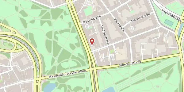 Karte der Umgebung von Kaiserstr. 48-50, 40479 Düsseldorf