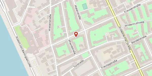 Karte der Umgebung von Bürgermeister-Fink-Straße 33, 30169 Hannover