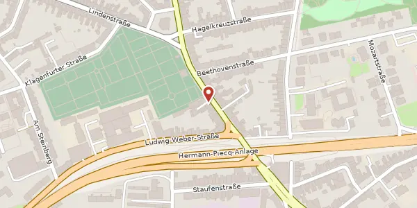 Karte der Umgebung von Viersener Str. 69, 41061 Mönchengladbach