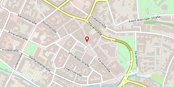 Karte der Umgebung von Kaiserstraße 54, 76646 Bruchsal