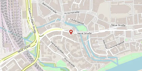 Karte der Umgebung von Neue Straße 50-52, 89073 Ulm/Donau