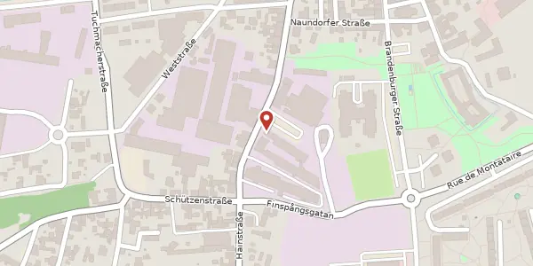 Karte der Umgebung von Oscar-Kjellberg-Str. 15, 03238 Finsterwalde