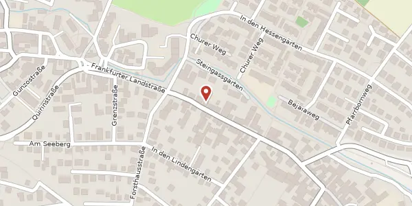 Karte der Umgebung von Ober-Eschbacher Str. 14, 61352 Bad Homburg