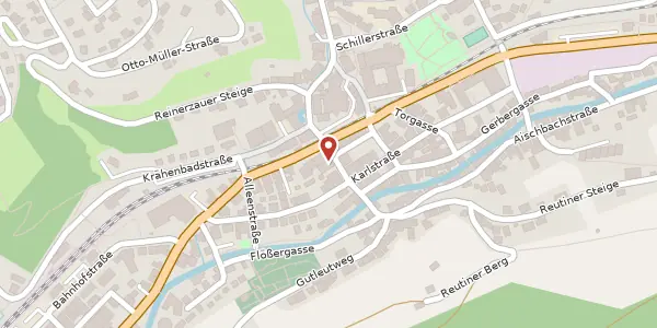 Karte der Umgebung von Marktstraße 4, 72275 Alpirsbach