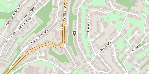 Karte der Umgebung von Nelkenstraße 17, 66119 Saarbrücken
