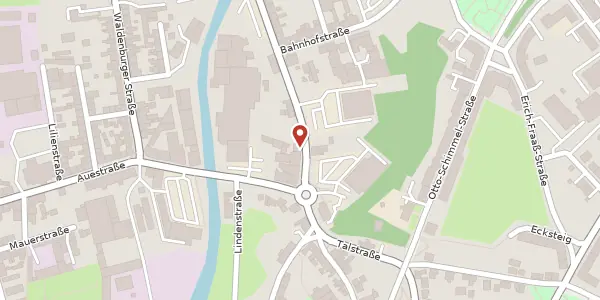 Karte der Umgebung von Güterbahnhofstraße 29, 08371 Glauchau