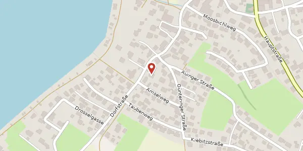 Karte der Umgebung von Dorfstr. 21 a, 82237 Wörthsee