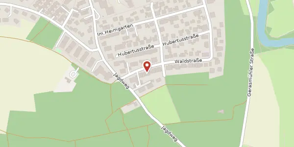 Karte der Umgebung von Waldstr. 14, 90547 Roßtal