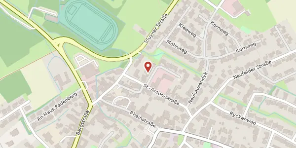 Karte der Umgebung von St.-Anton-Str. 7, 47906 Kempen