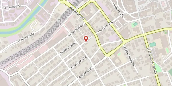 Karte der Umgebung von Ulrichstraße 27, 73614 Schorndorf
