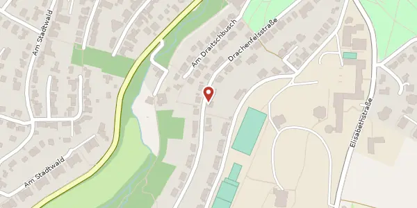 Karte der Umgebung von Drachenfelsstraße 33, 53117 Bonn