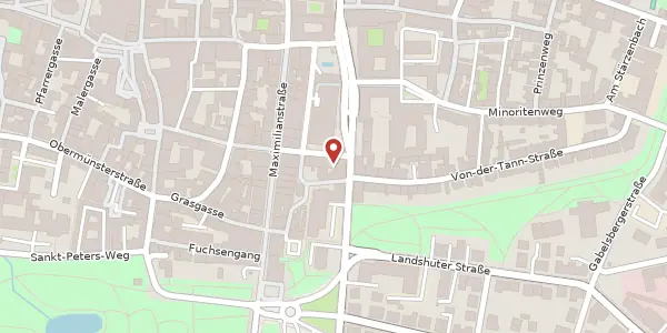 Karte der Umgebung von D.-Martin-Luther-Str. 8, 93047 Regensburg