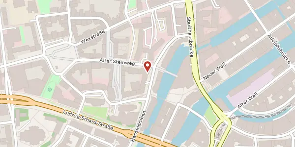 Karte der Umgebung von Alter Steinweg 1, 20459 Hamburg
