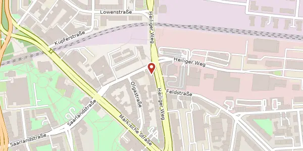 Karte der Umgebung von Heiliger Weg 67-69, 44141 Dortmund