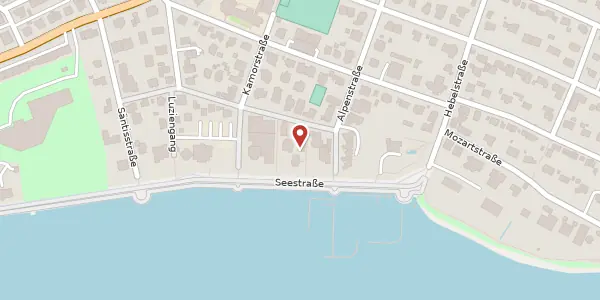 Karte der Umgebung von Seestraße 27b, 78464 Konstanz