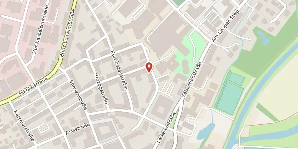 Karte der Umgebung von Söllnerstr. 9, 92637 Weiden