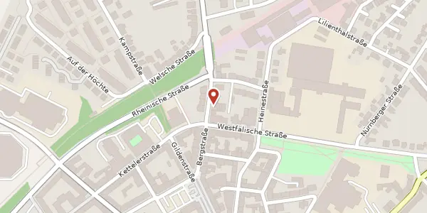 Karte der Umgebung von Bergstr. 22, 46117 Oberhausen