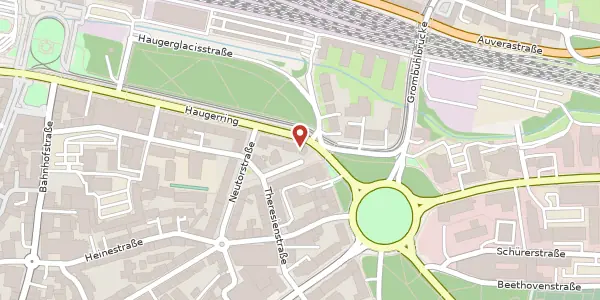 Karte der Umgebung von Prymstraße 3, 97070 Würzburg