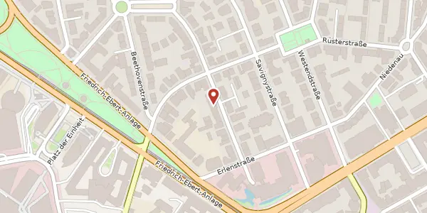 Karte der Umgebung von Bettina Str. 35-37, 60325 Frankfurt
