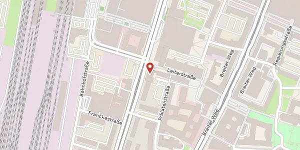 Karte der Umgebung von Otto-von Guericke-Str. 86 a, 39104 Magdeburg