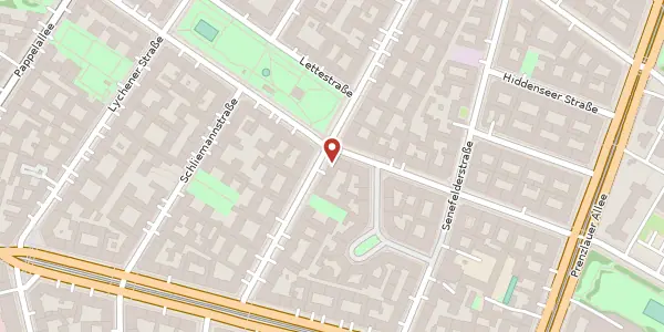 Karte der Umgebung von Dunckerstraße 8a, 10437 Berlin