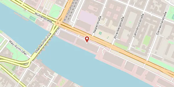 Karte der Umgebung von Stralauer Allee 2, 10245 Berlin