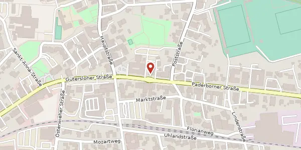 Karte der Umgebung von Paderborner Str. 11, 33415 Verl