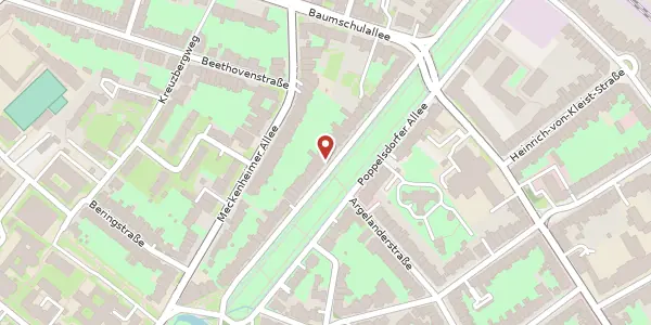Karte der Umgebung von Poppelsdorfer Allee 64, 53115 Bonn