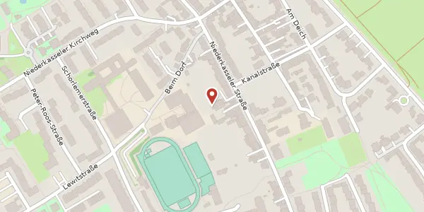 Karte der Umgebung von Niederkasseler Str. 63c, 40547 Düsseldorf
