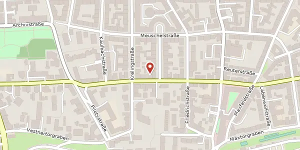 Karte der Umgebung von Pirckheimer Str. 43, 90408 Nürnberg