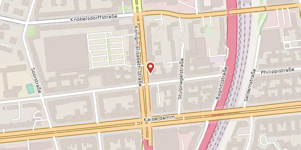 Karte der Umgebung von Königin-Elisabeth-Straße 8, 14059 Berlin