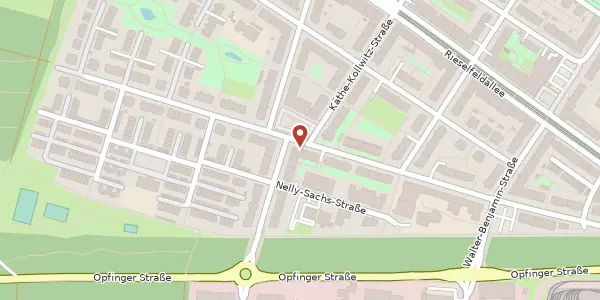 Karte der Umgebung von Ingeborg Drewitz Allee 15, 79111 Freiburg im Breisgau