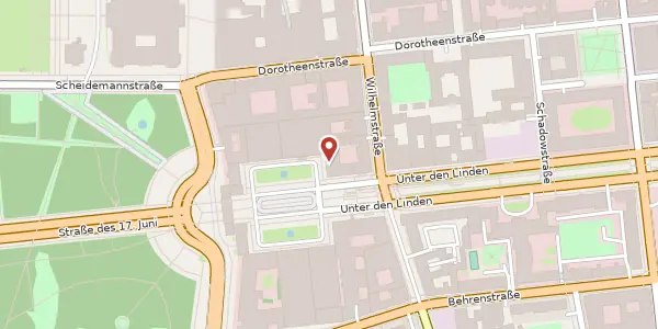 Karte der Umgebung von Pariser Platz 4 a, 10117 Berlin