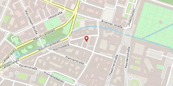 Karte der Umgebung von Salvatorplatz 3, 80333 München