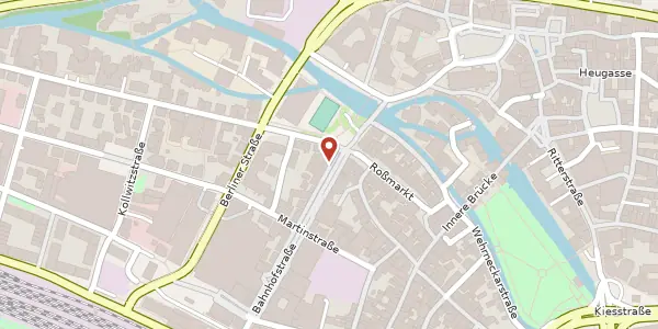 Karte der Umgebung von Bahnhofstraße 31, 73728 Esslingen