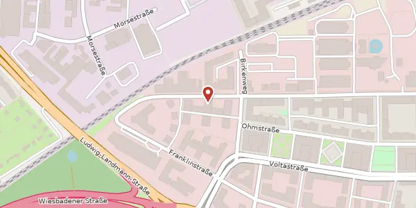 Karte der Umgebung von Solmsstr. 73, 60486 Frankfurt